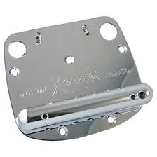 Гитарный бридж Genuine Fender Mustang Dynamic Guitar Tremolo Vibrato Bridge Tailpiece - Chrome