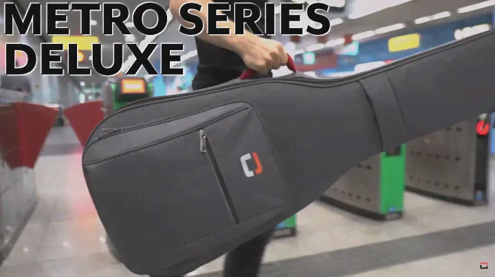 Crossrock CRDG205D Deluxe Metro Series Guitar soft Case for Dreadnought