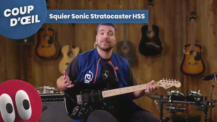 Coup d'œil : Guitare Squier Sonic Stratocaster HSS