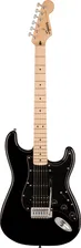 FENDER SQUIER SONIC STRAT HSS MN Black Электрогитара, цвет чёрный