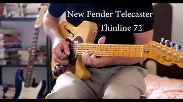 New Fender American Telecaster Thinline 72'
