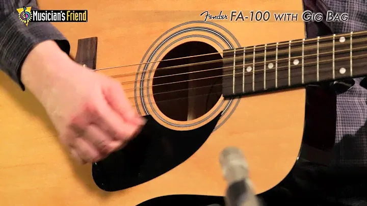 Fender FA-100 Acoustic Guitar with Gig Bag