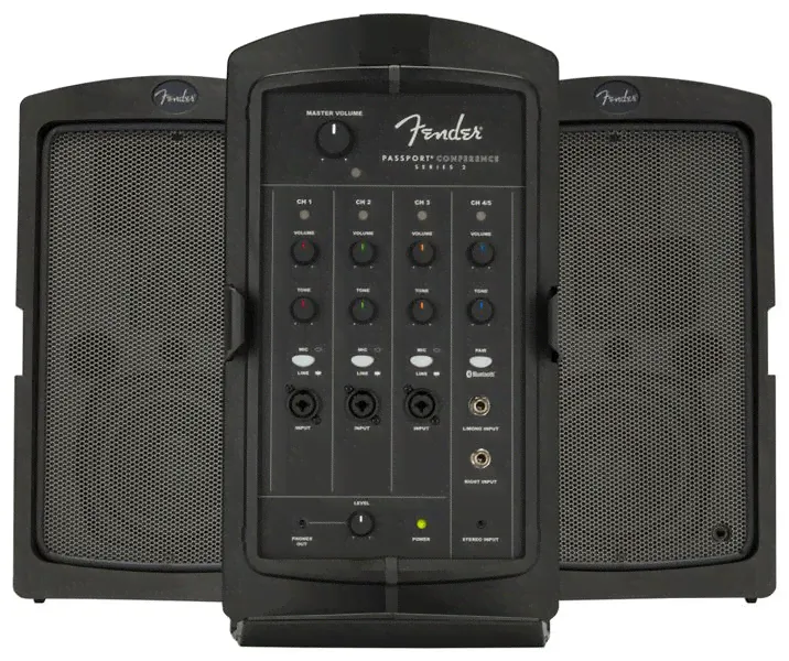 FENDER Passport® Conference Series 2 Black 230V EU активная переносная акустическая система-0