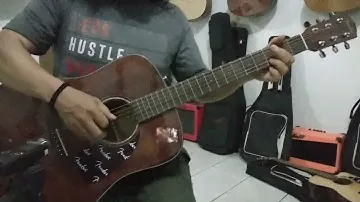 Test Fender CD-140S Natural All Mahoghany with Preamp Fishman