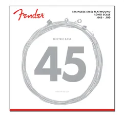 Fender 45-100 9050L Flatwound - плоские струны для баса