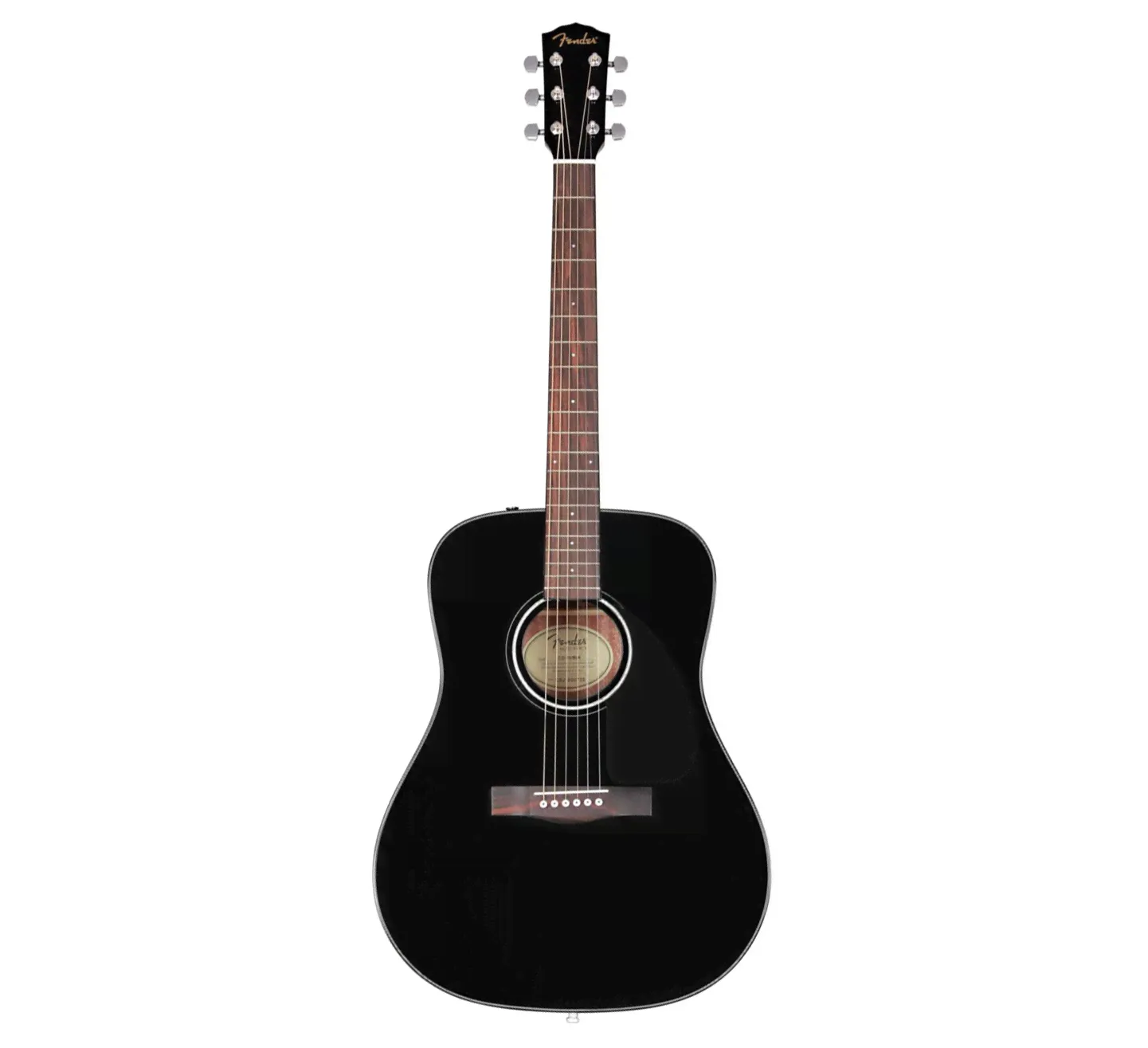 Fender CD-60 Dreadnought Black-0