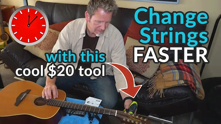 CHANGE GUITAR STRINGS FAST - Power Peg Motorized Guitar String Winder - Guitar Discoveries #73