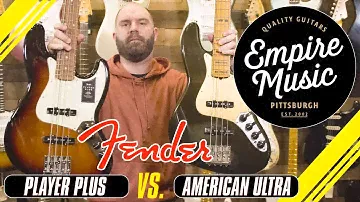 Fender Player Plus Vs. American Ultra  - Jazz Bass Comparison - EMPIRE MUSIC