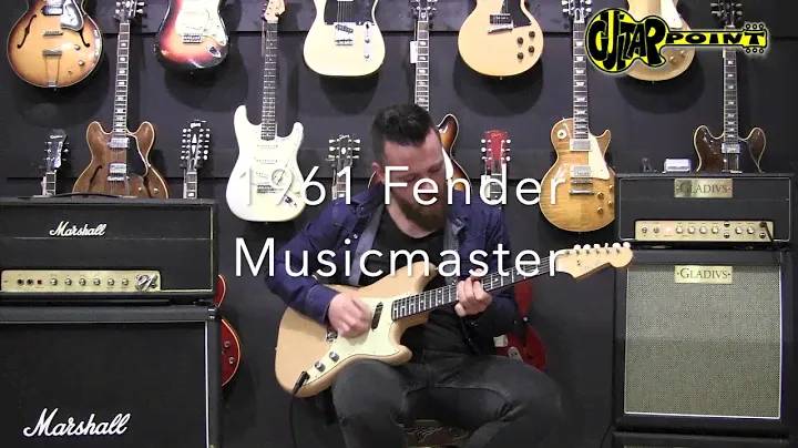 1961 Fender Musicmaster - Desert Sand / GuitarPoint Maintal / Vintage Guitars