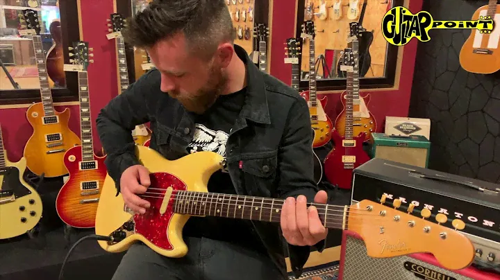 1965 Fender Musicmaster II  Olympic White | GuitarPoint Vintage Guitars