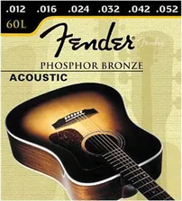 Fender 60XL струны для акустической гитары 10-48