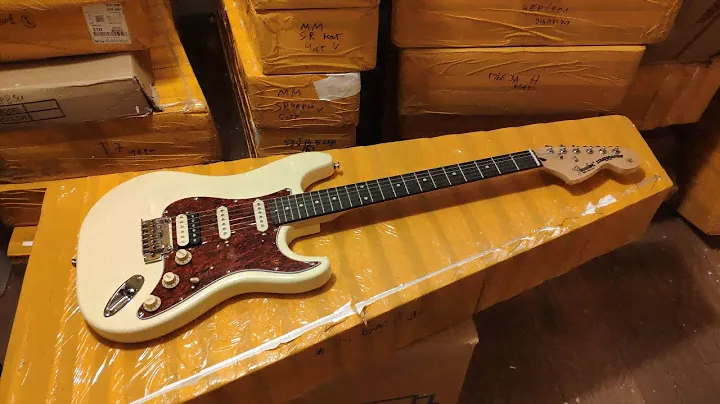 Обзор сборки китайской реплики Fender Stratocaster hss Olympic white