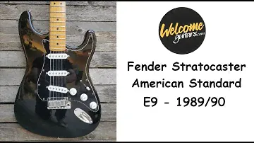 Fender Stratocaster American Standard 1990 February E9 Serial Gilmour Style With hard case